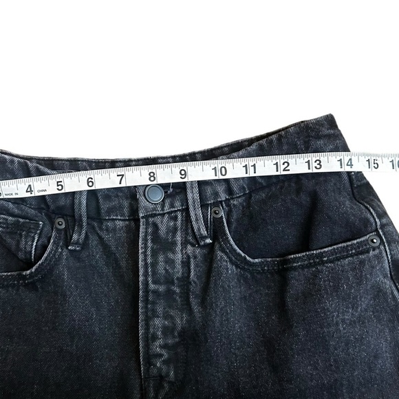 Good American Good Boy Ripped Straight Leg Jeans - Picture 9 of 11